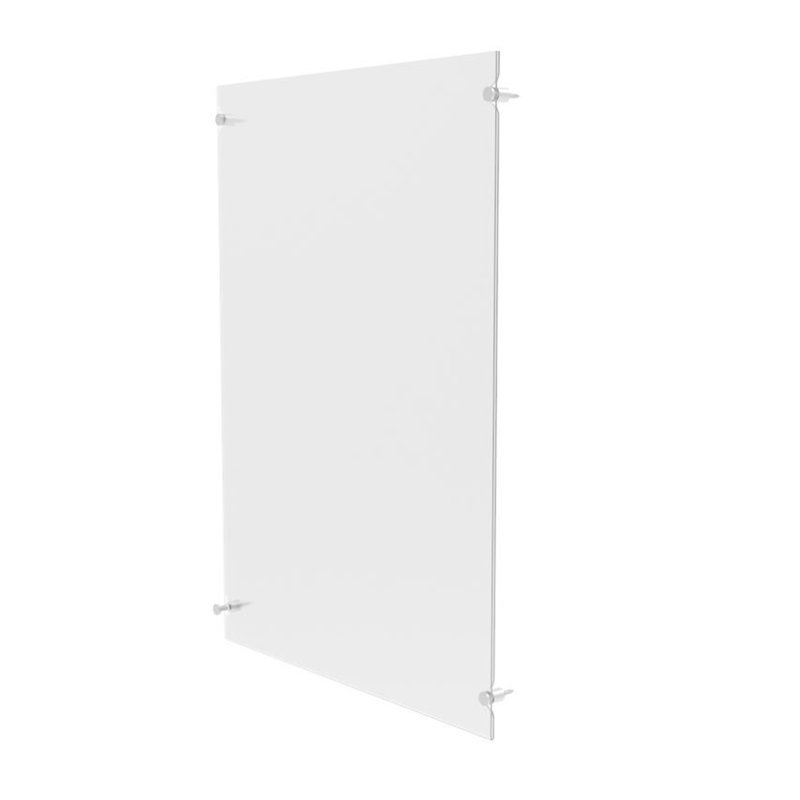 FixtureDisplays 24 x 36 Inches Acrylic Sign Holder for Wall, Standoff